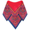 Floral Print Silk Scarf for Women - Luxe and Vibrant Ayda Design