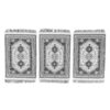 Set of 3 Polyester Fabric Under Plate Mats – Rug Style Model Nafis