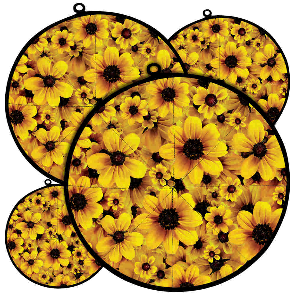 Damkoni – Persian Rice Bonnet Lid Steam Catcher Set of 4 – Model Sunflower