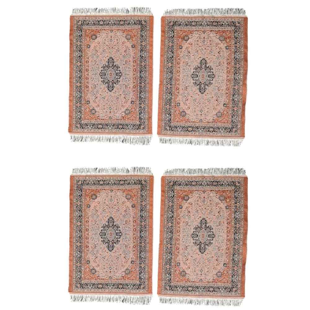 Set of 4 Polyester Fabric Placemats – Rug Style Model Barzin