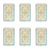 Set of 6 Polyester Fabric Placemats – Rug Style Model Sahra