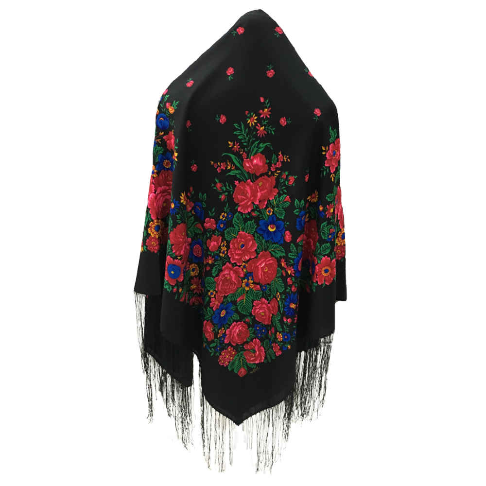 Torkaman Ethnic Cotton Scarf Model Golay