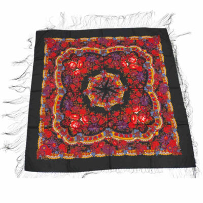 Torkaman Ethnic Cotton Scarf Model Sona