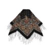 Torkaman Ethnic Cotton Scarf - Perfect Gift with Cultural Touch & Floral Paisley Design