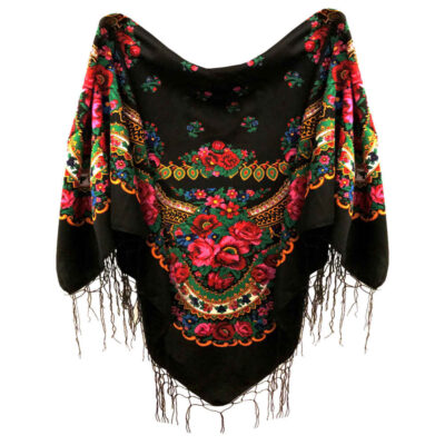 Torkaman Ethnic Cotton Scarf Model Araz