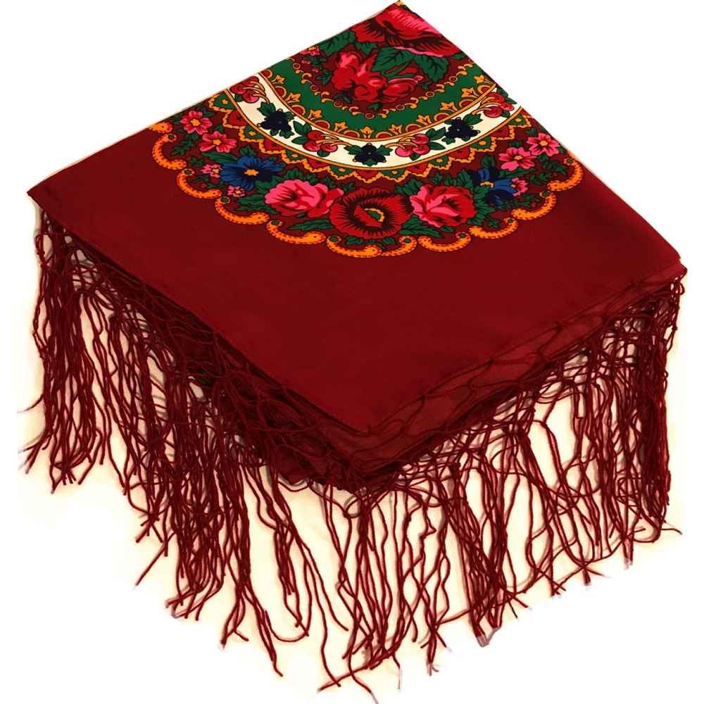 Torkaman Ethnic Cotton Scarf Model Araz