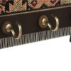 Handcrafted Persian Wooden Wall Key Holder - Carpet Weaving Machine