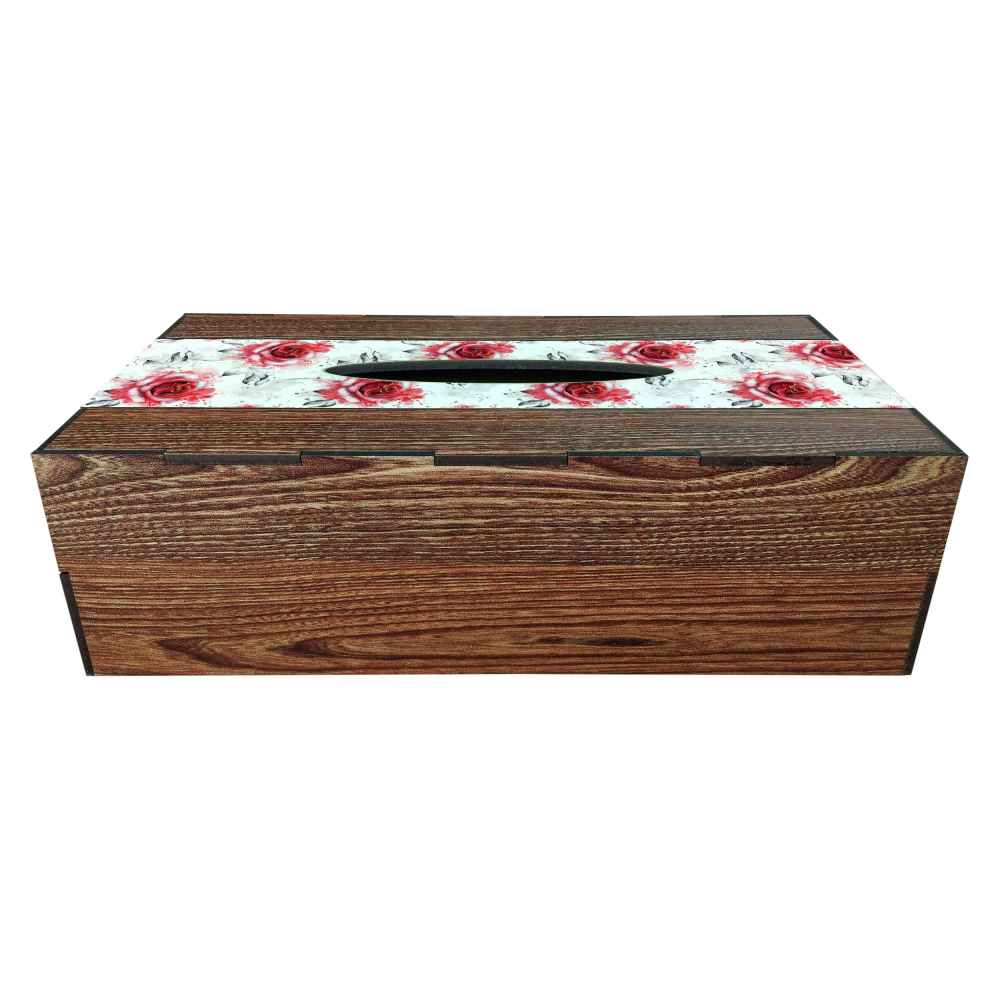Rustic Wooden Tissue Box Cover – Afsoon
