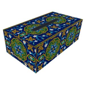 Rustic Wooden Tissue Box Cover – Azadeh