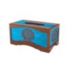 Rustic Wooden Tissue Box Cover – Firoozeh