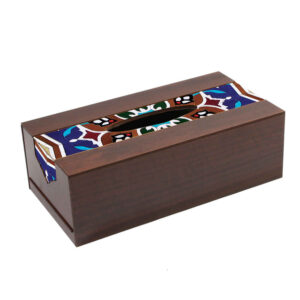 Rustic Wooden Tissue Box Cover – Maral