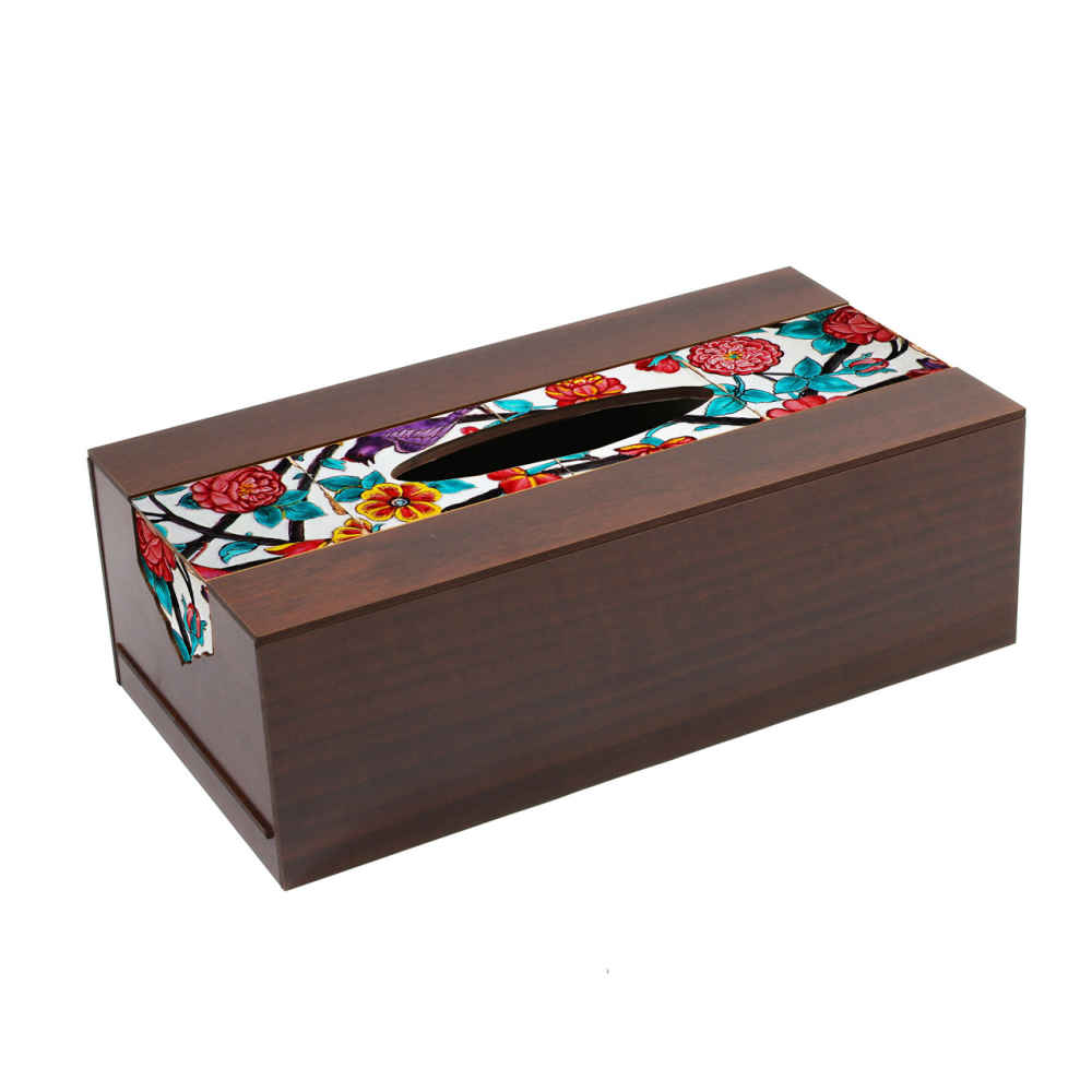 Rustic Wooden Tissue Box Cover – Sareh