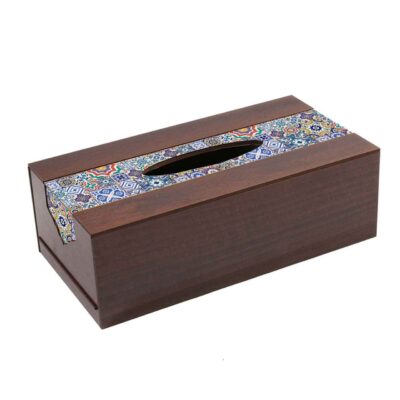 Rustic Wooden Tissue Box Cover – Shahla