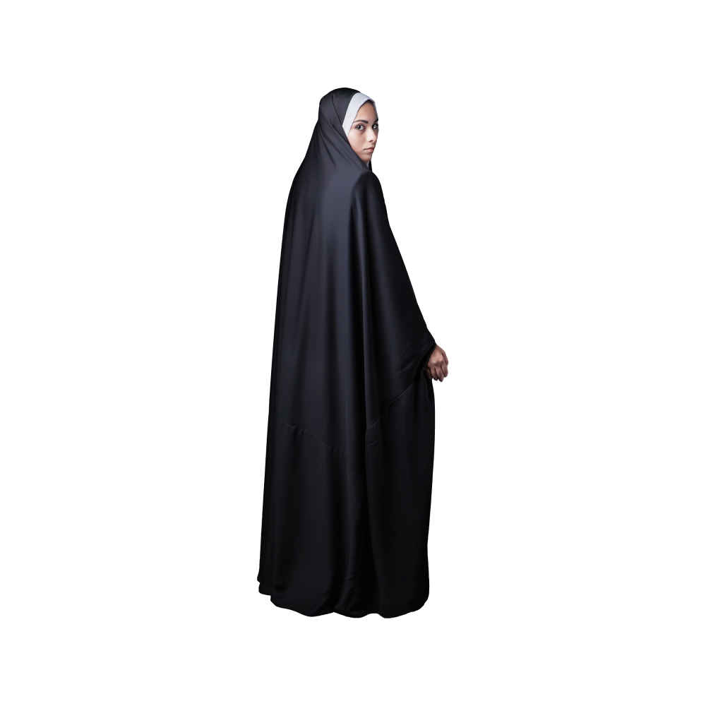 Premium Black Overhead Chador – Islamic Full Coverage Robe (Jelveha)