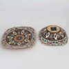 Persian Handmade Decorative Minakari Pottery Bowl & Plate Model Sivan