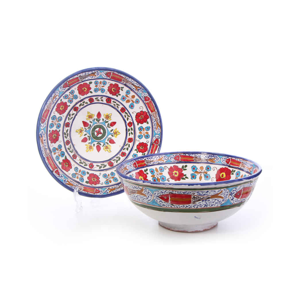 Handmade Decorative Pottery Bowl Model Mina