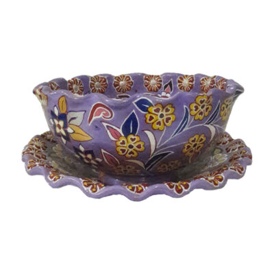Handmade Decorative Pottery Bowl & Plate Model Arghavan