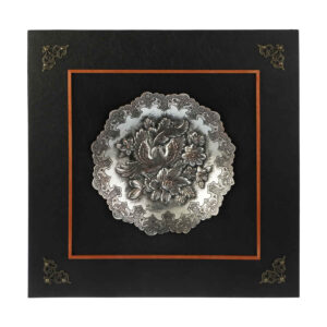 Handmade Framed Persian Engraved Copper Art Bahar