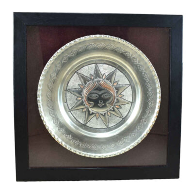 Khorshid Iranian Engraved Copper Wall Artwork – Persian Traditional Decorative Art