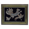 Handmade Framed Persian Engraved Copper Art Roobah