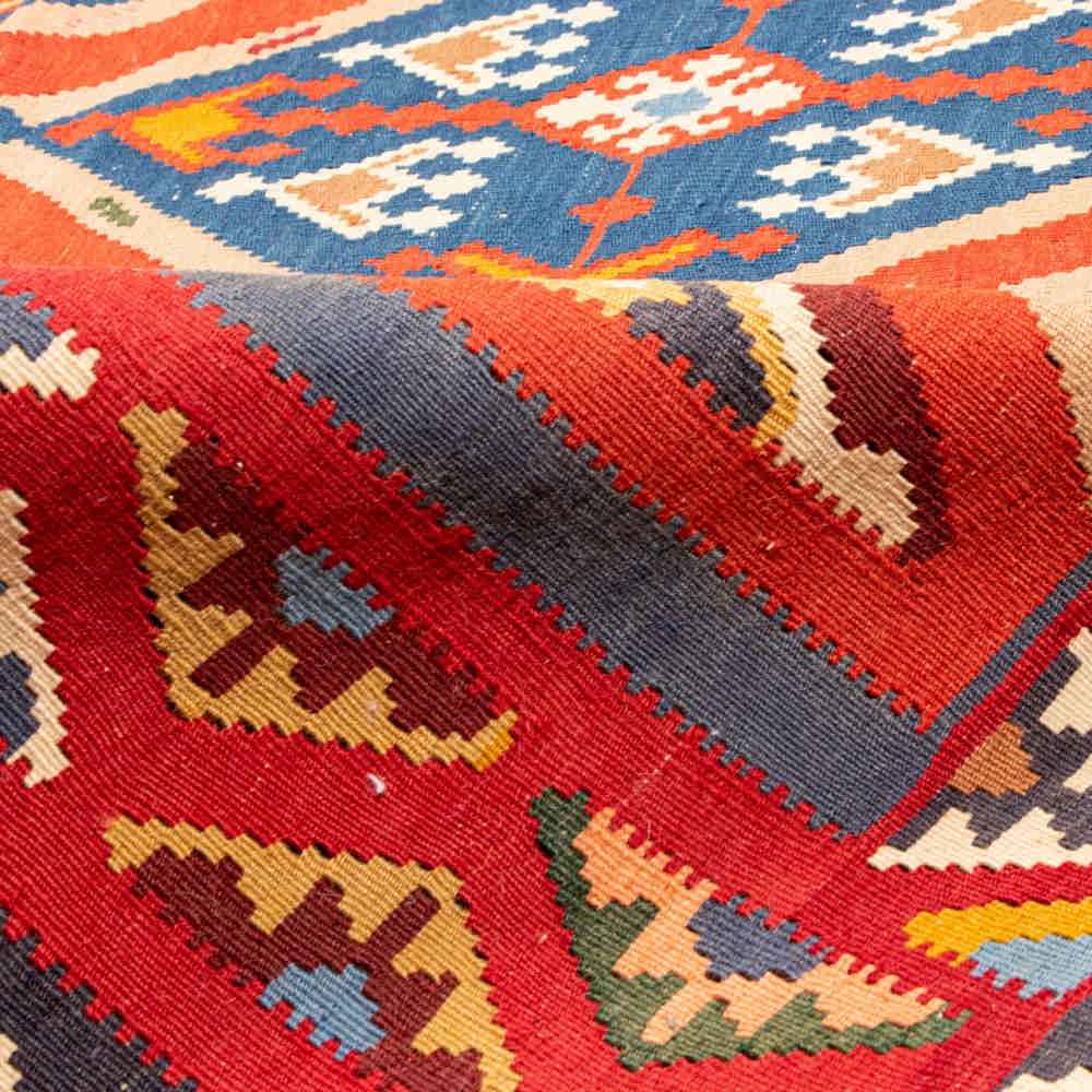 Persian Wool Kilim Rug Handwoven in Fars Traditional Ana