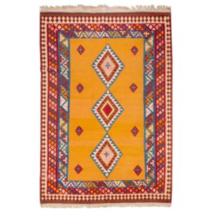 Persian Wool Kilim Rug Handwoven in Fars Traditional Arman