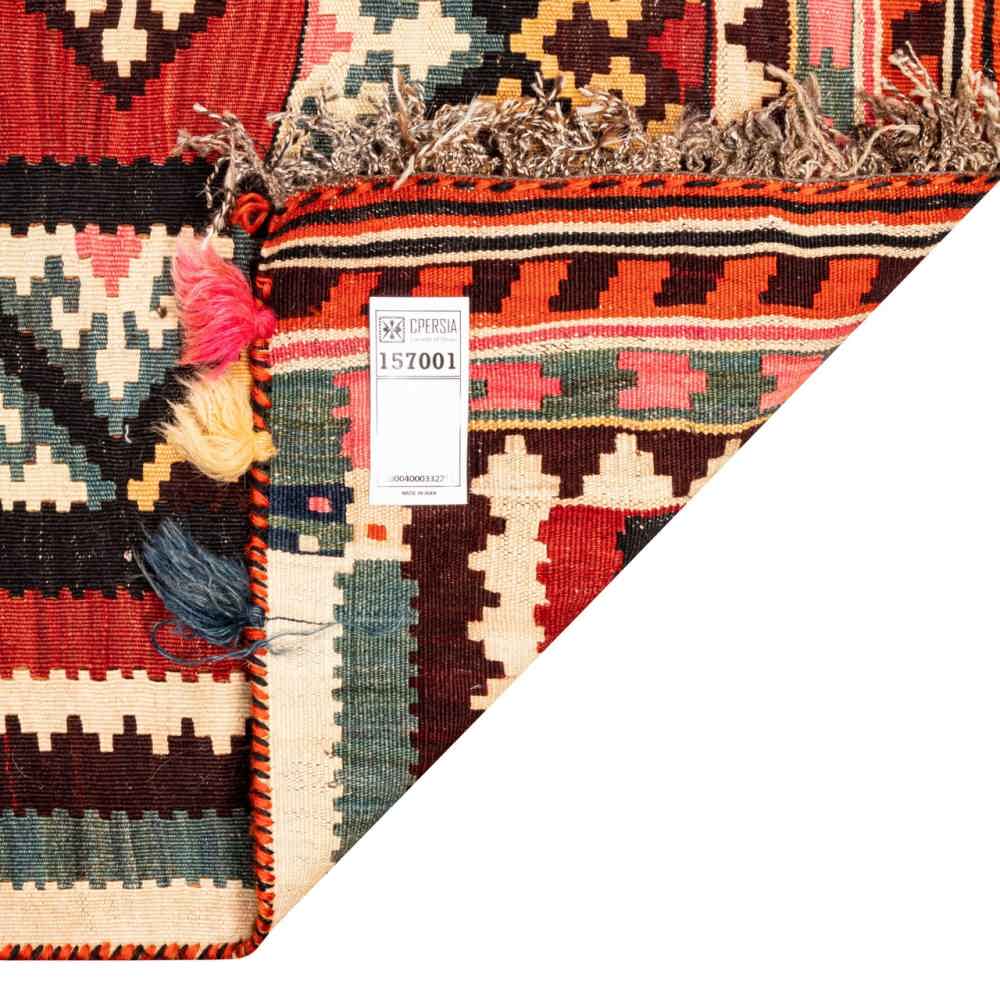 Persian Wool Kilim Rug Handwoven in Fars Traditional Maral
