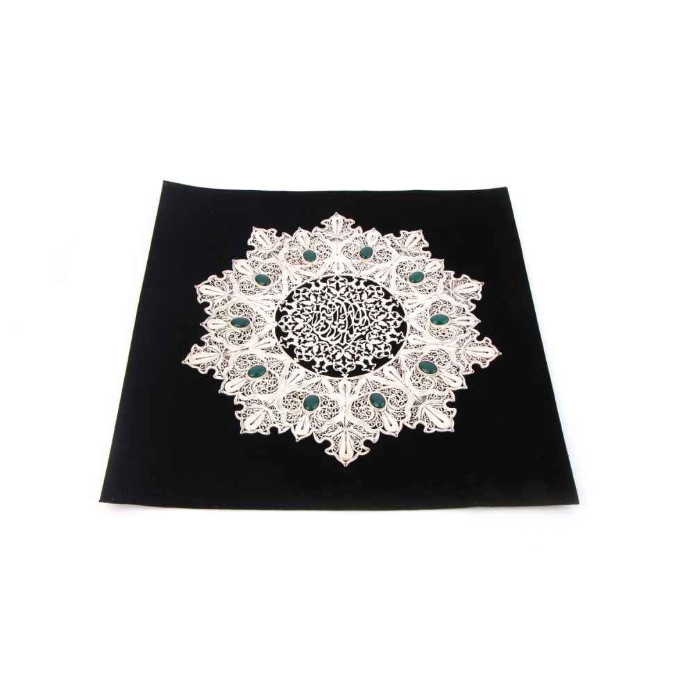 Framed Persian Filigree with Agate Art – Artistic Eslimi