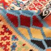 Naein Wool Kilim Rug - Solmaz Traditional Orange Geometric