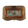 Decorative Desk Accessory – Peafowl Motif, Khatamkari Art