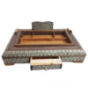 Sana Pattern – Intricately Crafted Persian Wooden Pen Holder for Desk