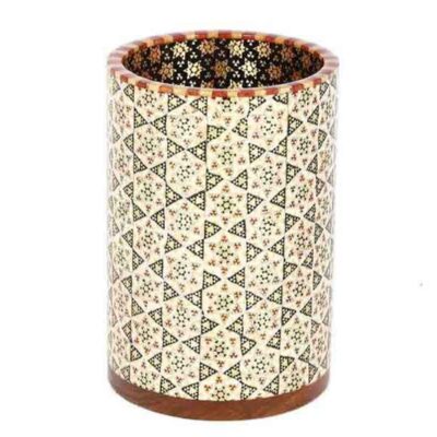 Persian Wooden Makeup Holder - Khatam Kari Enameling Art Model Sepehr