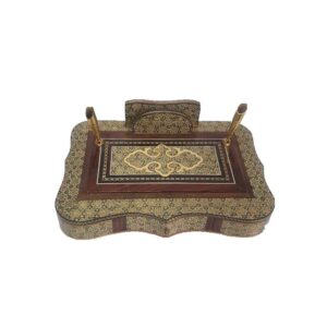 Artistic Wooden Holder – Toranj Motif with Persian Craft