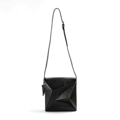Luxurious Handcrafted Leather Crossbody Shoulder Bag - 3D Edition