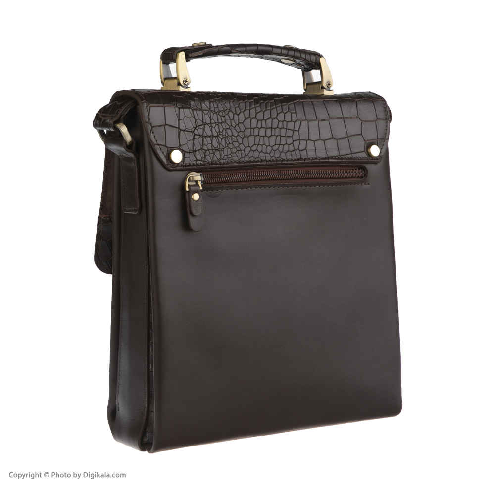 Luxurious Leather Messenger Shoulder Bag – Handcrafted Model Croco