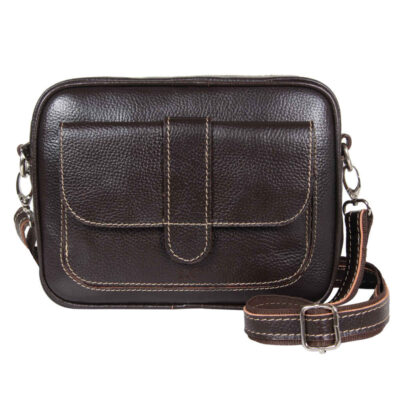 Luxurious Handcrafted Leather Crossbody Bag - Khazan Edition