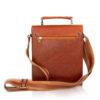 Luxurious Leather Messenger Shoulder Bag - Handcrafted Model Nahal