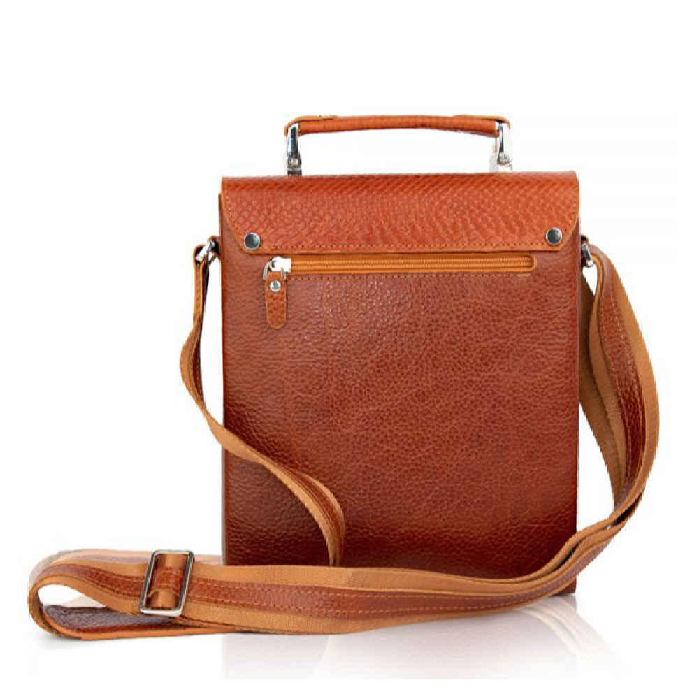 Luxurious Leather Messenger Shoulder Bag – Handcrafted Model Nahal