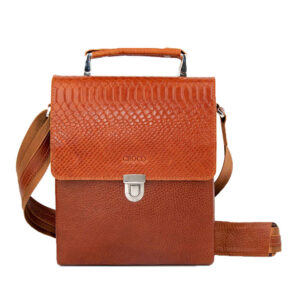 Luxurious Leather Messenger Shoulder Bag – Handcrafted Model Nahal