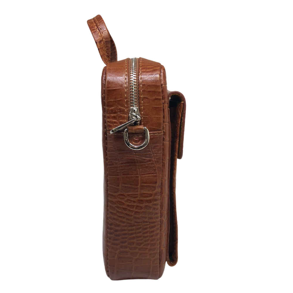 Luxurious Leather Messenger Shoulder Bag – Handcrafted Model Negar