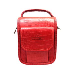 Luxurious Leather Messenger Shoulder Bag – Handcrafted Model Sorkh