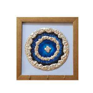 Decorative Wall Key Holder with the Deign Cheshm Nazar F78