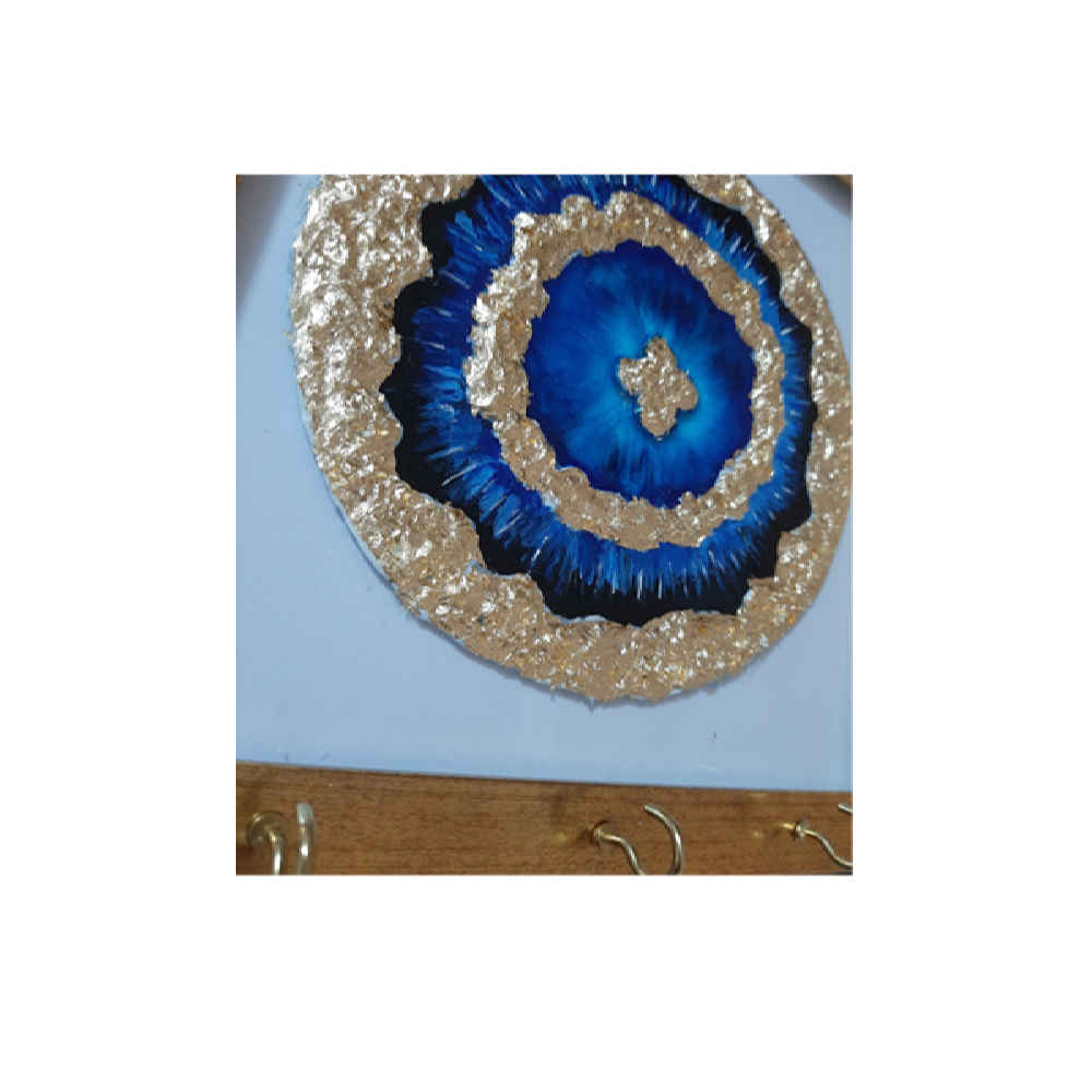 Decorative Wall Key Holder with the Deign Cheshm Nazar F78