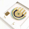 Decorative Wall Key Holder with the Deign Cheshm Nazar N24
