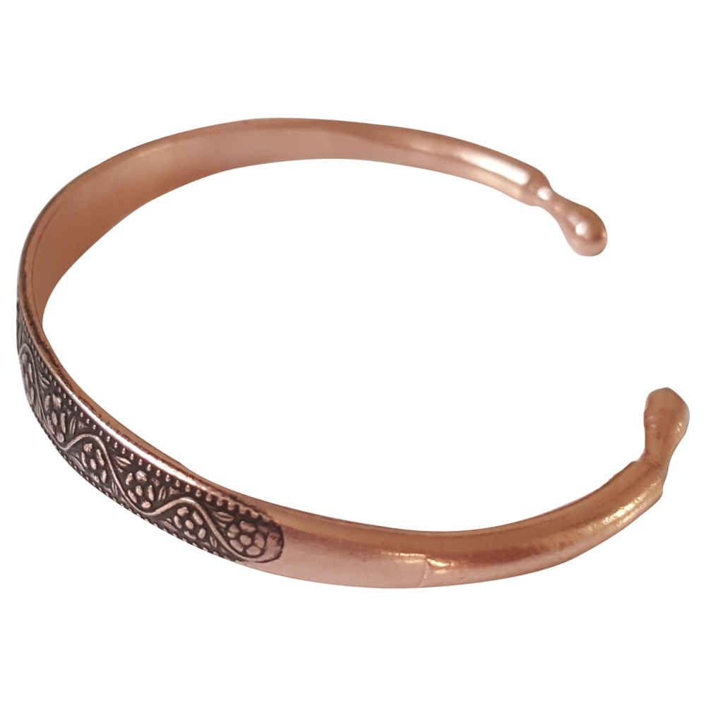 Persian Copper Bracelet – Floral
