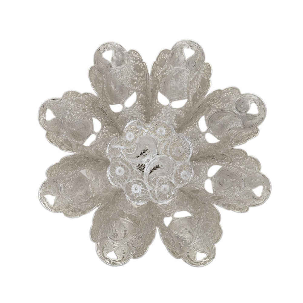 Persian Filigree Decorative Bowl – Traditional Taban Artisan Work