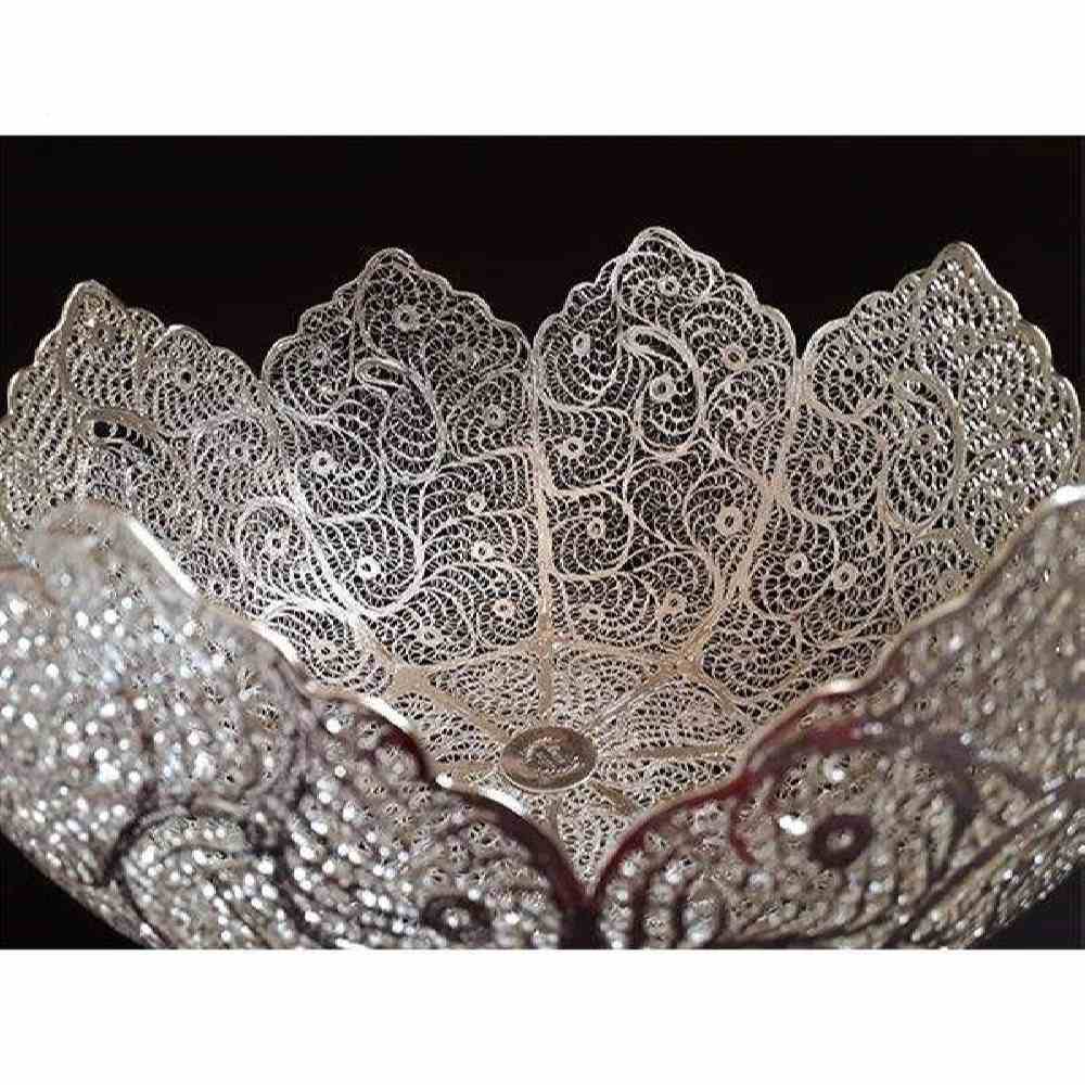 Persian Filigree Decorative Bowl – Tida 36 Fine Artisan Craft