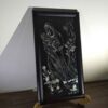 Framed Persian Engraved Metal Art - Madar
