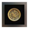 Handmade Framed Persian Engraved Copper Art Nafis – Traditional Wall Decor