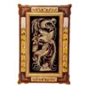 Handmade Framed Persian Engraved Copper Art Zinat – Traditional Wall Decor
